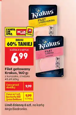 Biedronka Filet z piersi indyka Krakus oferta