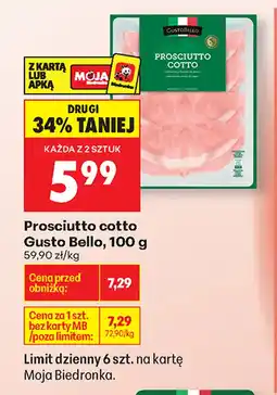 Biedronka Prosciutto Gusto Bello oferta
