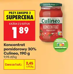 Biedronka Koncentrat pomidorowy Culineo oferta