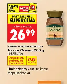 Biedronka Kawa rozpuszczalna Jacobs oferta