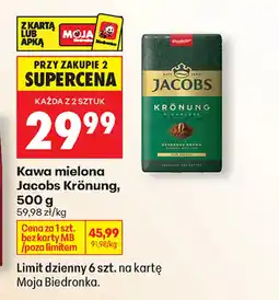 Biedronka Kawa mielona Jacobs oferta