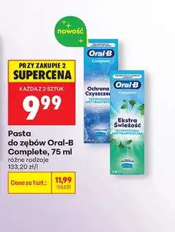 Biedronka Pasta do zębów Oral-B oferta