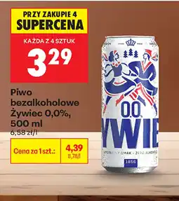 Biedronka Piwo bezalkoholowe Żywiec oferta