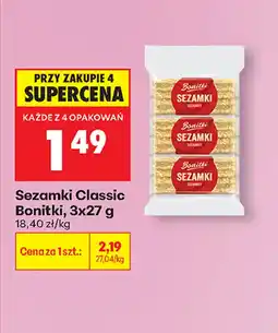 Biedronka Sezamki Bonitki oferta
