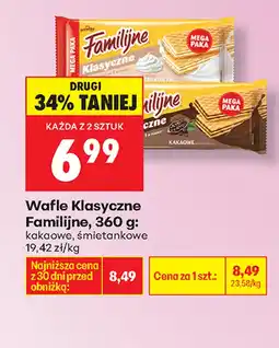 Biedronka Wafle Familijne oferta