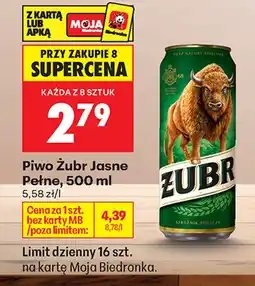 Biedronka Piwo Żubr oferta