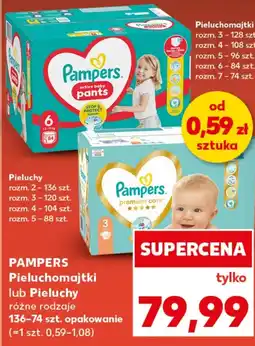 Kaufland Pieluchomajtki Pampers oferta