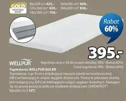 JYSK Topmaterac WELLPUR GULEN oferta