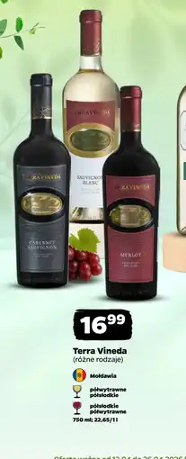 Netto Wino półsłodkie Terra Vineda oferta