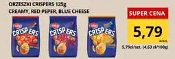 Supeco Orzeszki crispers creamy, red peper, blue cheese oferta