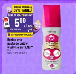 Polomarket Bezbarwna pasta do butów w płynie 2w1 oferta