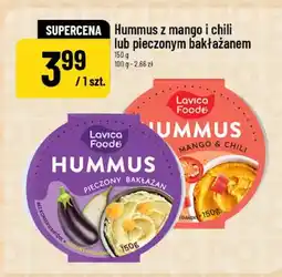 Polomarket Hummus z mango i chili lub pieczonym bakłażanem oferta