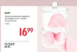 Rossmann Zestaw kosmetyczny, gąbeczki do makijażu 4 szt. + puszki do pudru 6 szt oferta