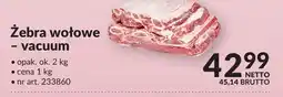 Makro Żebra wołowe - vacuum oferta