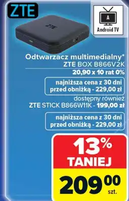 Carrefour Odtwarzacz ZTE oferta