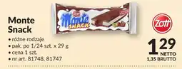 Makro Batonik Monte Snack Zott różne rodzaje oferta