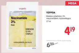 Rossmann Maska w płachcie z 3% niacynamidem, rozświetlająca oferta