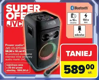 Carrefour Power audio JVC oferta