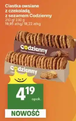 Delikatesy Centrum Ciastka owsiane z czekoladą, z sezamem oferta