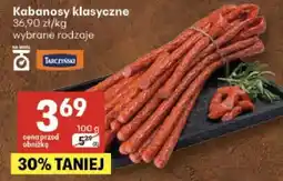 Delikatesy Centrum Kabanosy klasyczne wybrane rodzaje oferta