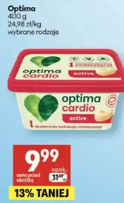 Delikatesy Centrum Margaryna Optima Cardio wybrane rodzaje oferta