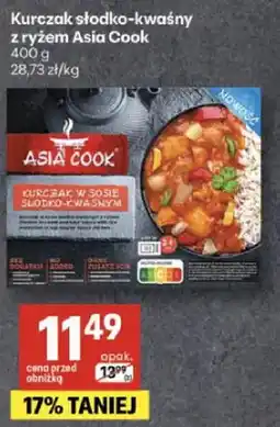 Delikatesy Centrum Kurczak słodko-kwaśny z ryżem oferta
