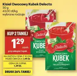 Delikatesy Centrum Kisiel owocowy kubek oferta