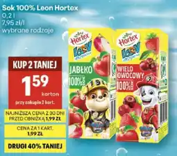 Delikatesy Centrum Sok 100% Leon różne rodzaje oferta