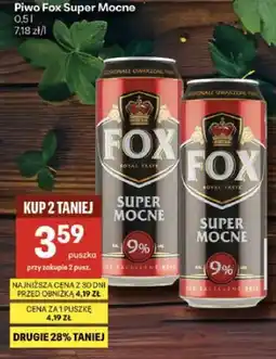 Delikatesy Centrum Piwo Super Mocne oferta