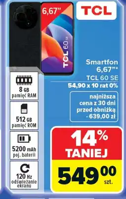Carrefour Smartfon TCL oferta