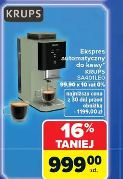 Carrefour Ekspres do kawy Krups oferta