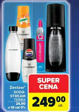 Carrefour Zestaw do przygotowania wody gazowanej Soda Stream oferta