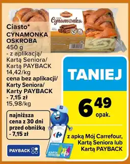 Carrefour Ciastko Oskroba oferta