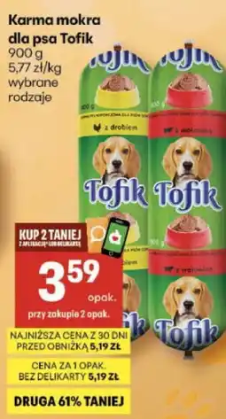 Delikatesy Centrum Karma mokra dla psa Tofik oferta