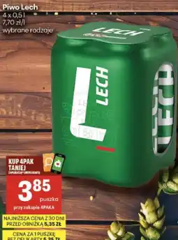 Delikatesy Centrum Piwo Lech oferta