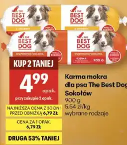 Delikatesy Centrum Karma mokra dla psa The Best Dog oferta