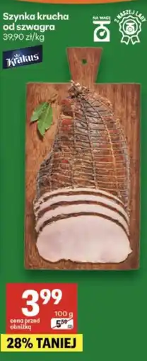Delikatesy Centrum Szynka krucha od szwagra Krakus oferta