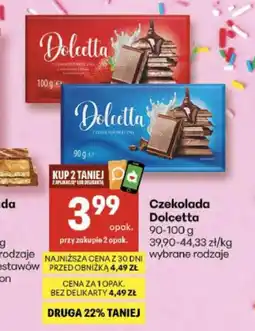 Delikatesy Centrum Czekolada Dolcetta oferta