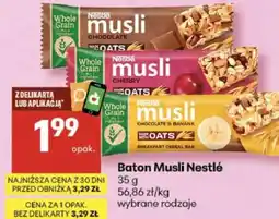 Delikatesy Centrum Baton Musli Nestlé oferta