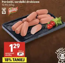 Delikatesy Centrum Parówki, serdelki drobiowe oferta