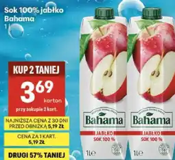 Delikatesy Centrum Sok 100% jabłko Bahama oferta