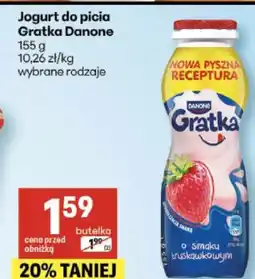 Delikatesy Centrum Jogurt do picia Gratka Danone 155 g wybrane rodzaje oferta