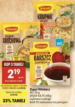 Delikatesy Centrum Zupa Winiary oferta
