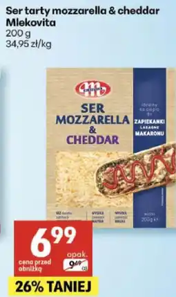 Delikatesy Centrum Ser tarty mozzarella & cheddar Mlekovita oferta