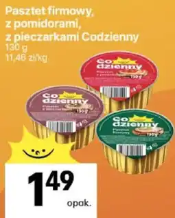 Delikatesy Centrum Pasztet firmowy, z pomidorami, z pieczarkami Codzienny oferta
