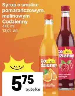 Delikatesy Centrum Syrop o smaku: pomarańczowym, malinowym Codzienny oferta
