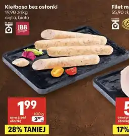 Delikatesy Centrum Kiełbasa bez osłonki JBB cięta, biała oferta