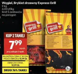 Delikatesy Centrum Węgiel, Brykiet drzewny Express Grill oferta