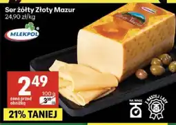 Delikatesy Centrum Ser żółty Złoty Mazur oferta