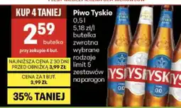 Delikatesy Centrum Piwo Tyskie oferta